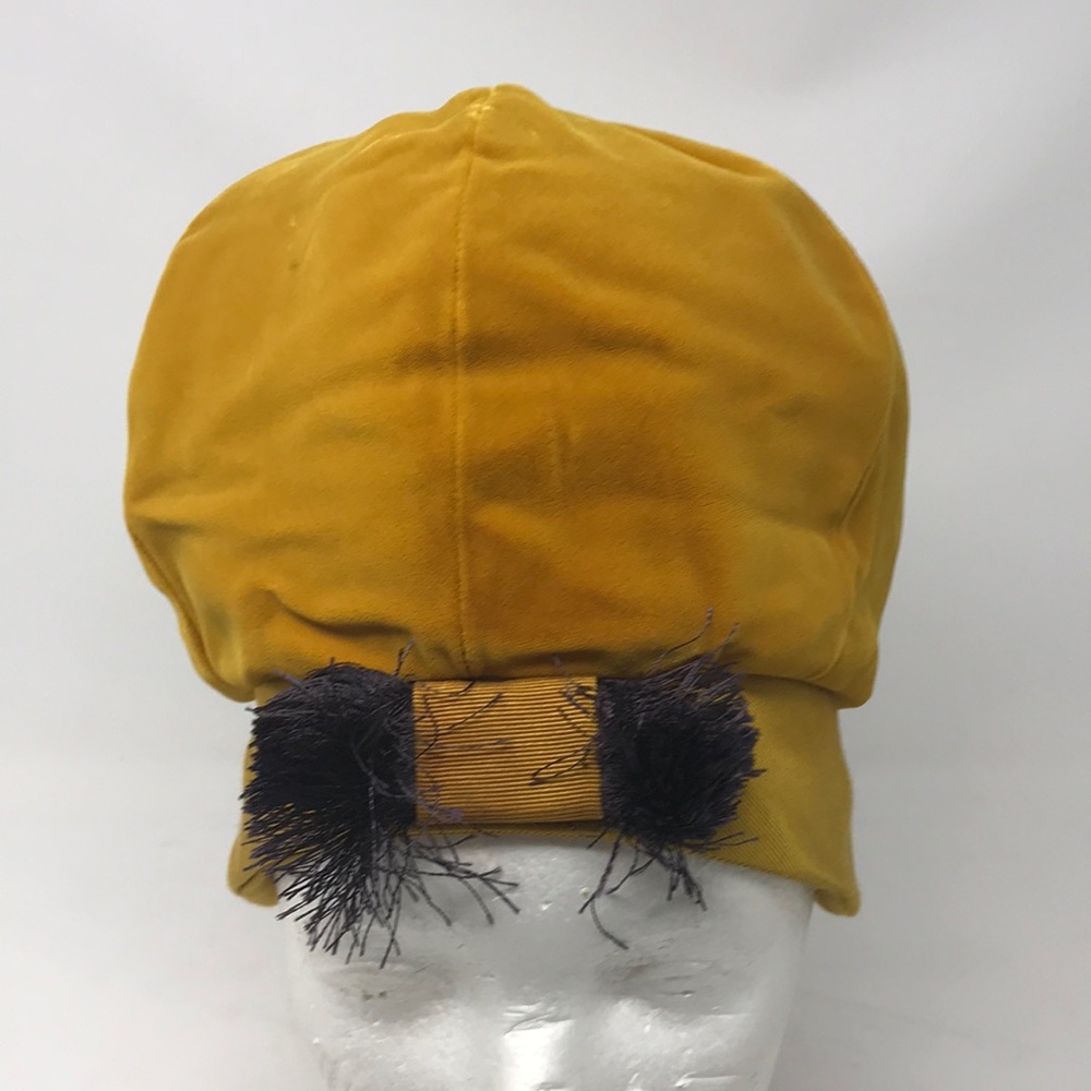 Adolfo II mustard colour hat